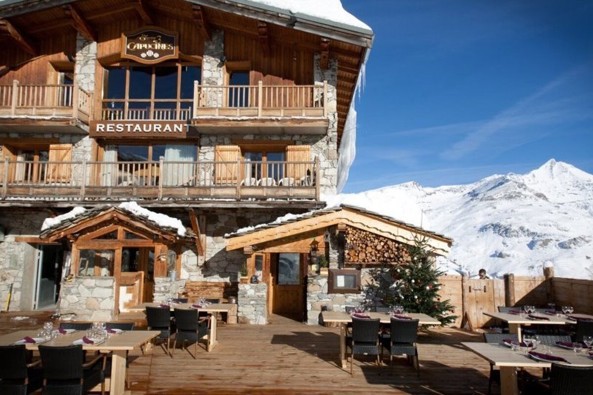 La Ferme des 3 Capucines Restaurant, Tignes exterior