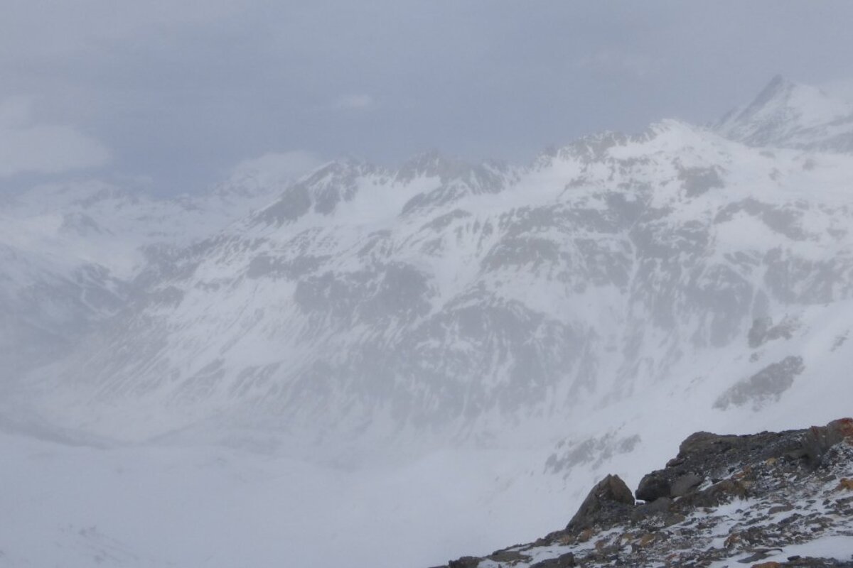 clouds over the mountains in val d'isere