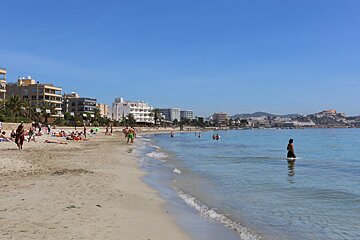 playa d'en bossa south east ibiza