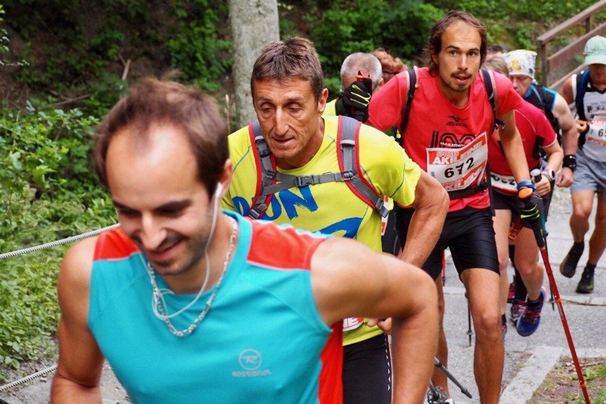 trail runners in les 2 alpes