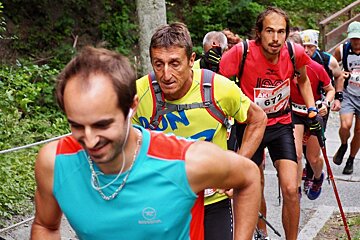 trail runners in les 2 alpes
