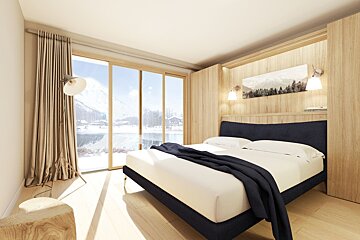 a double bedroom in a new apartments