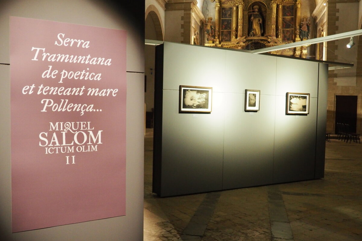 the photo exhibit entrance