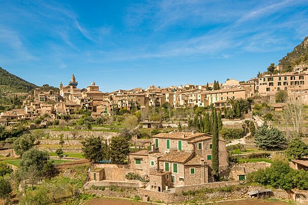 Looking over the rooftops of Valldemossa