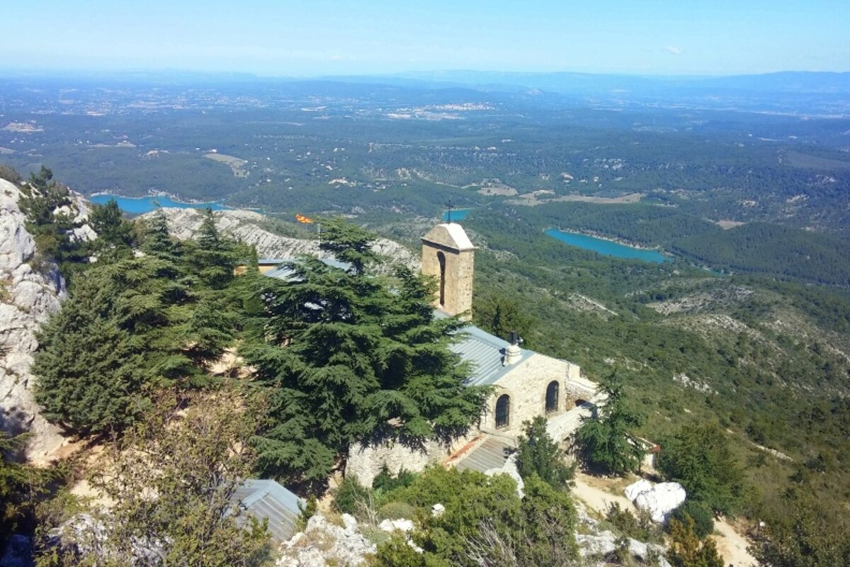 Views over the Sainte Victoire Priory & Bimont Dam
