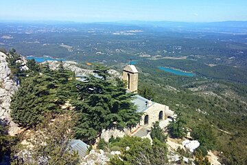 Views over the Sainte Victoire Priory & Bimont Dam