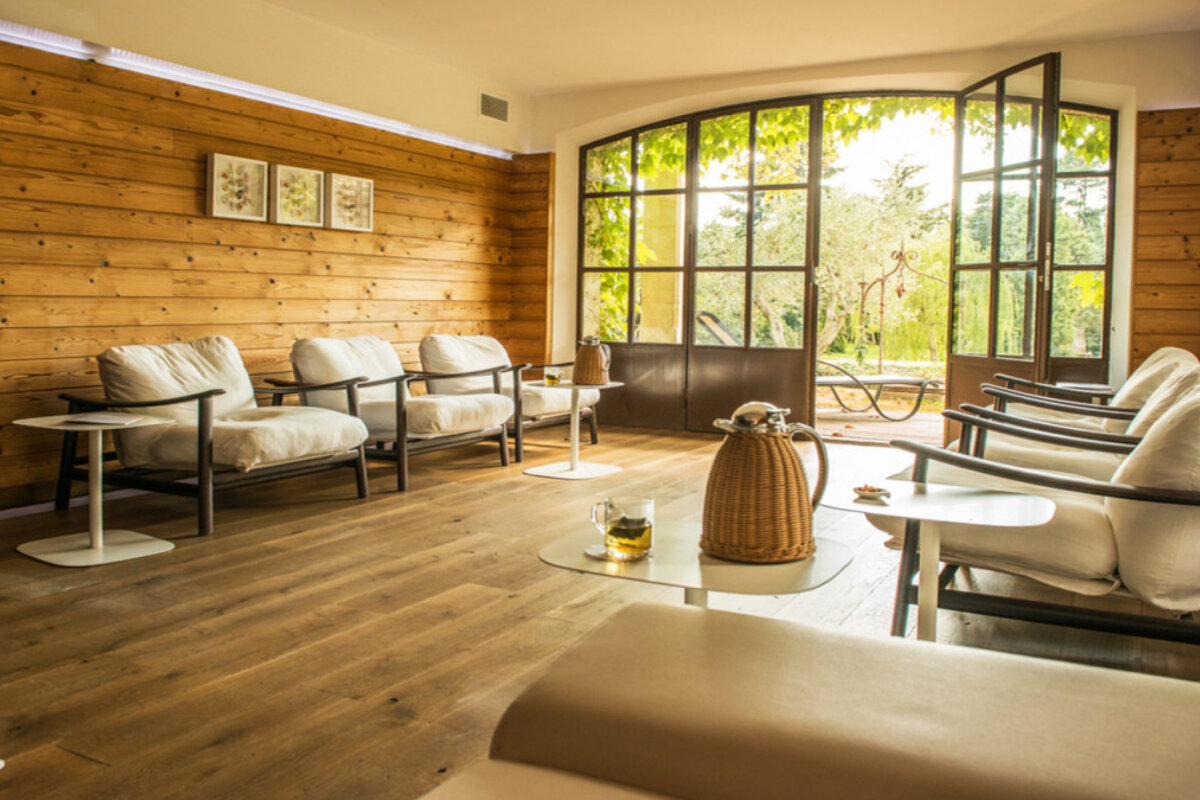Spa Baumaniere, Les Baux relaxation area