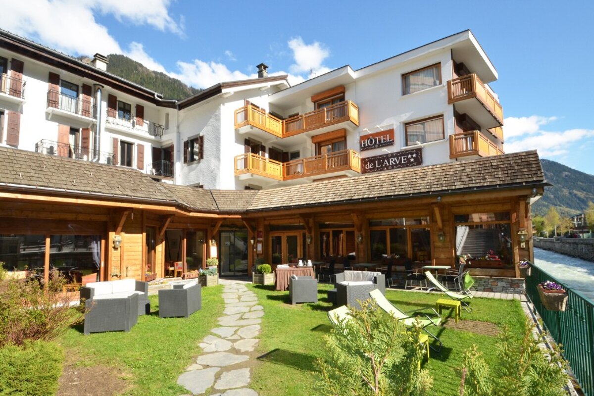 De l'Arve Hotel, Chamonix exterior
