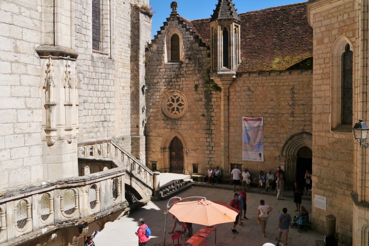 the main square in the sanctuary
