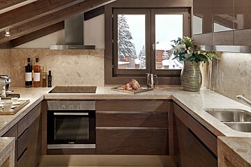 Six Senses C03 Apartment, Courchevel 1850 kitchen