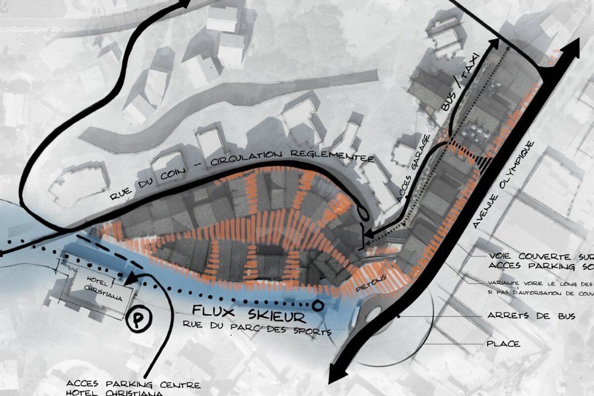 a map of val disere development