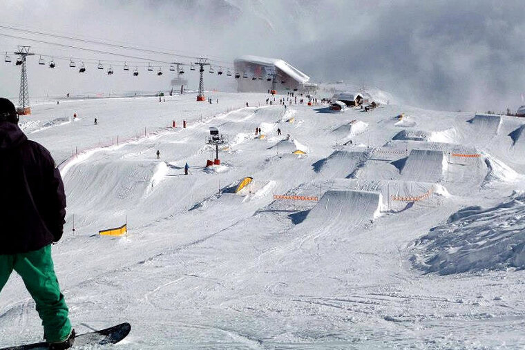 La Chaux Verbier Snowpark