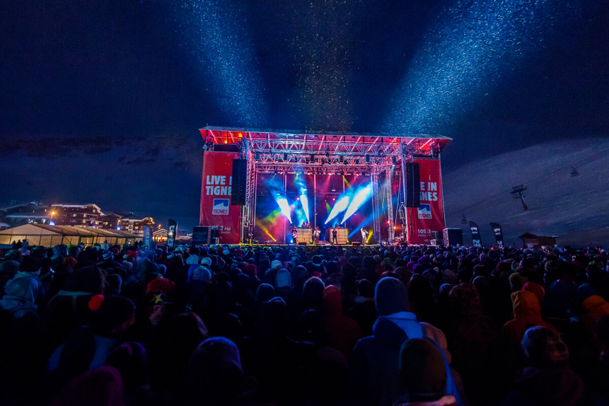 Live in Tignes!