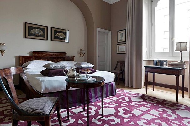 Milan Grand Hotel, Milan double bedroom