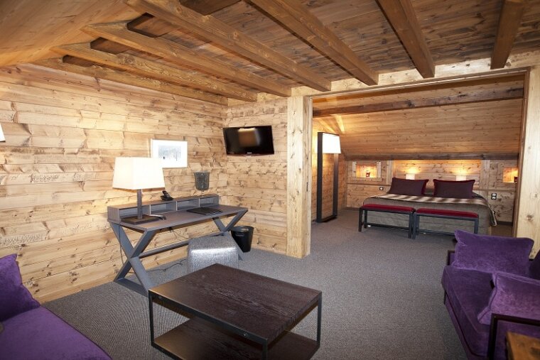 a picture of a hotel suite at Samoyede Hotel, Morzine Centre