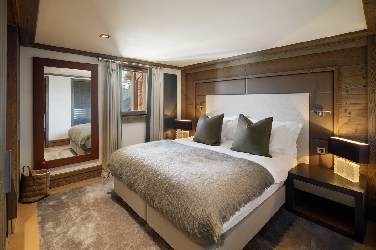 Six Senses C03 Prestige Apartment, Courchevel 1850 double bedroom