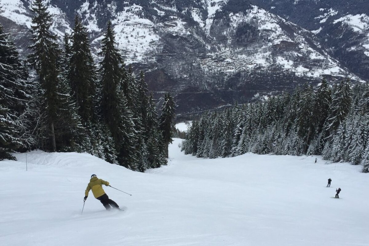 Cold weather & great snow in Meribel