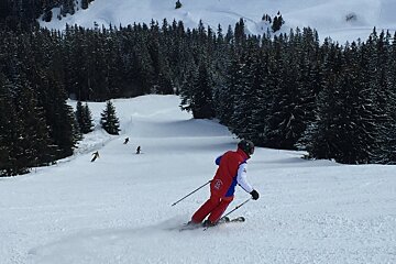 Cold weather & great snow in Meribel