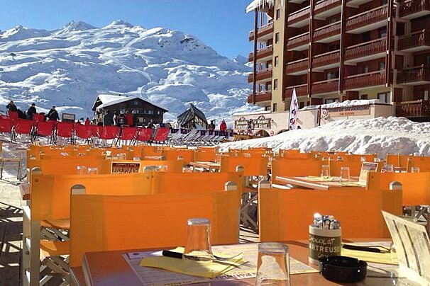 La Potinière Restaurant, Les Menuires restaurant terrasse