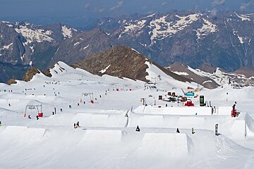 Snowparks in Les Deux Alpes