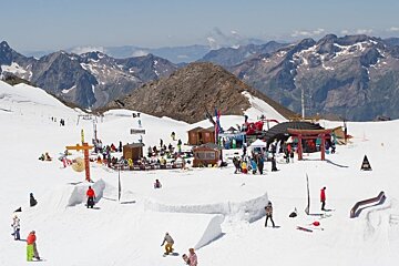 Snowparks in Les Deux Alpes