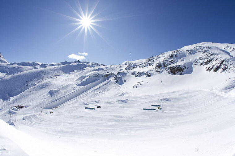 Snowparks in Les Deux Alpes