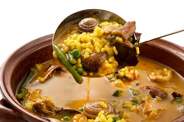 Rice dish at the Meson Ca'n Pedro Restaurant