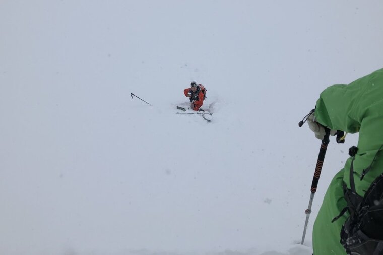 Flat light and sunshine in Val d'Isere