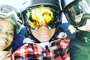 Madonna hits the slopes in Verbier