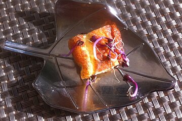 amuse bouche at a restaurant in mallorca