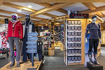 Xtreme Sports Ski Hire, Verbier - Centre shop interior