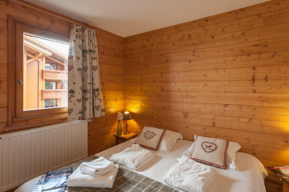 1 bed apartments - Les Alpages de Reberty Premium, Les Menuires double bedroom