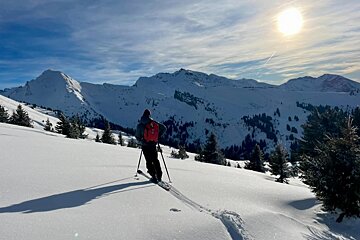 ski randonee in Avoriaz