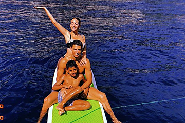 Cristiano enjoys late summer Monaco break