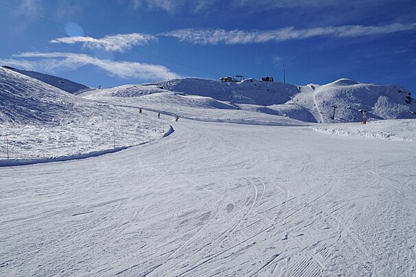 Cruising the blues in Verbier in 2018