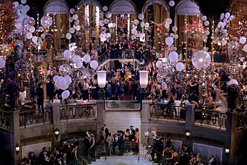 lavish set of the Great Gatsby