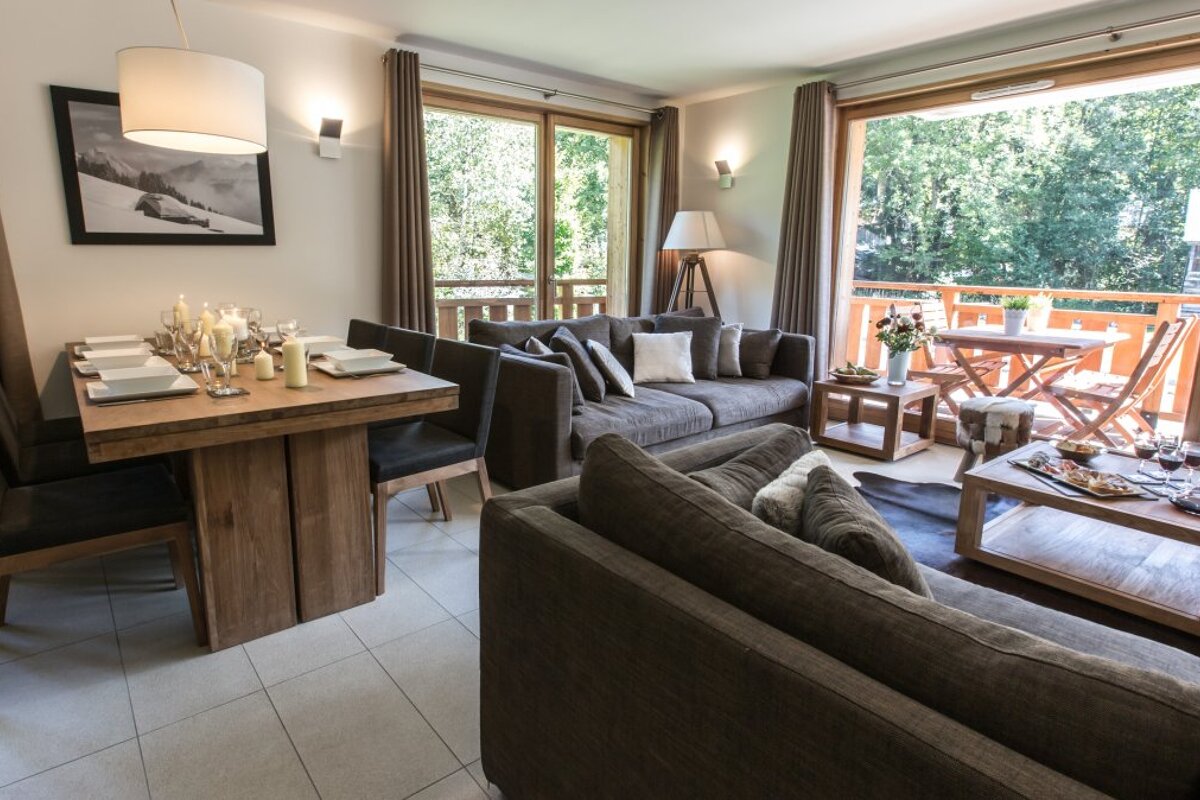 K2 Residence - 14 Apartment, Les Gets living-room