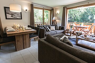 K2 Residence - 14 Apartment, Les Gets living-room