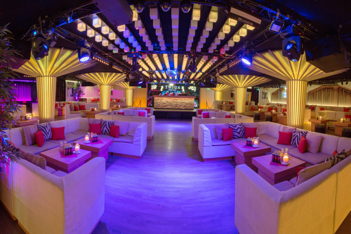 Twiga Restaurant, Shisha Bar & Nightclub, Monte-Carlo interior
