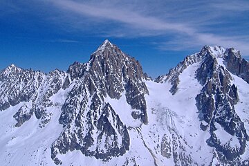 Mountains at Les Grands Montets in Chamonix