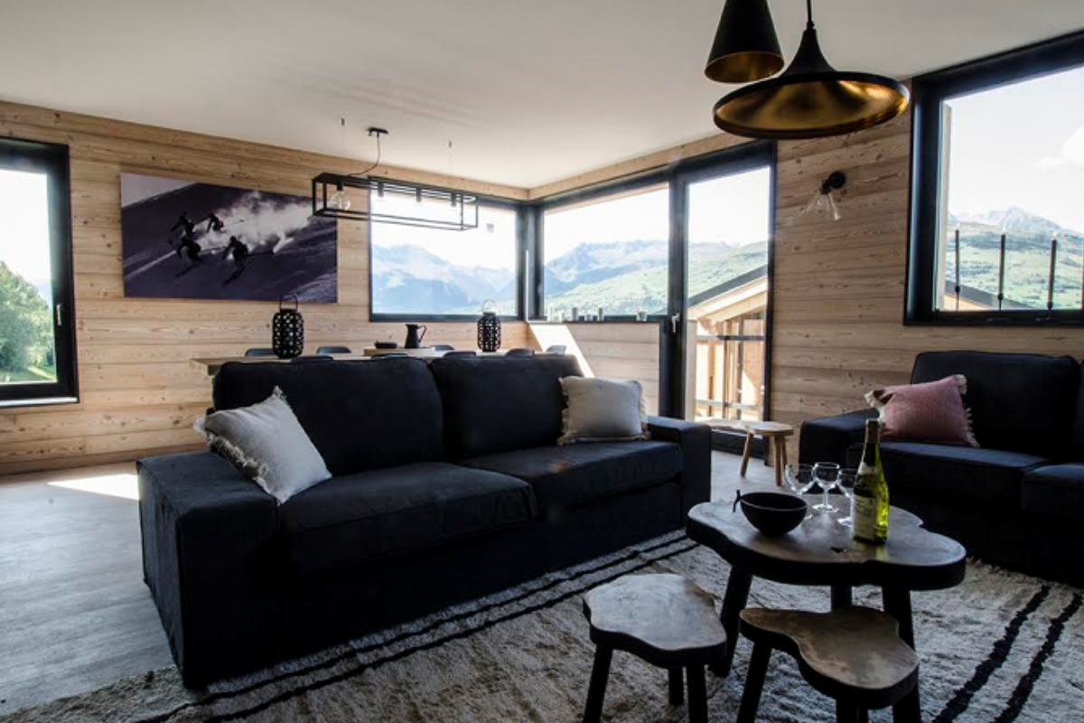 Hermine Blanc Chalet, Montchavin / Les Coches lounge