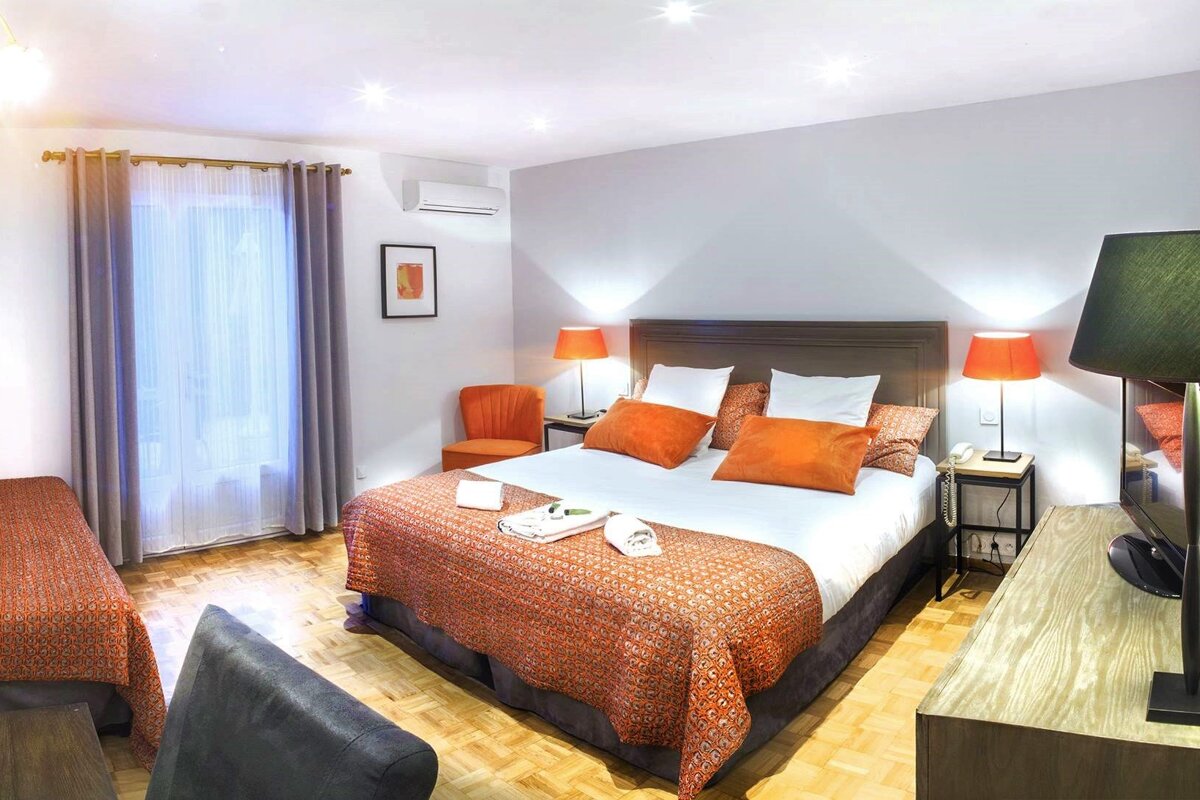 Hotel Fabian des Baux, Les Baux de Provence double bedroom