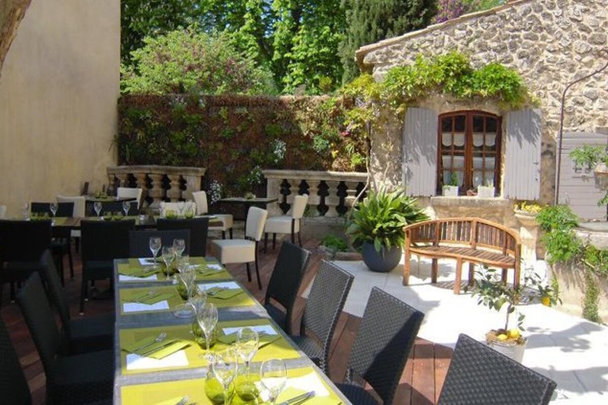 Le Bocage, La Roque d'Antheron restaurant terrasse