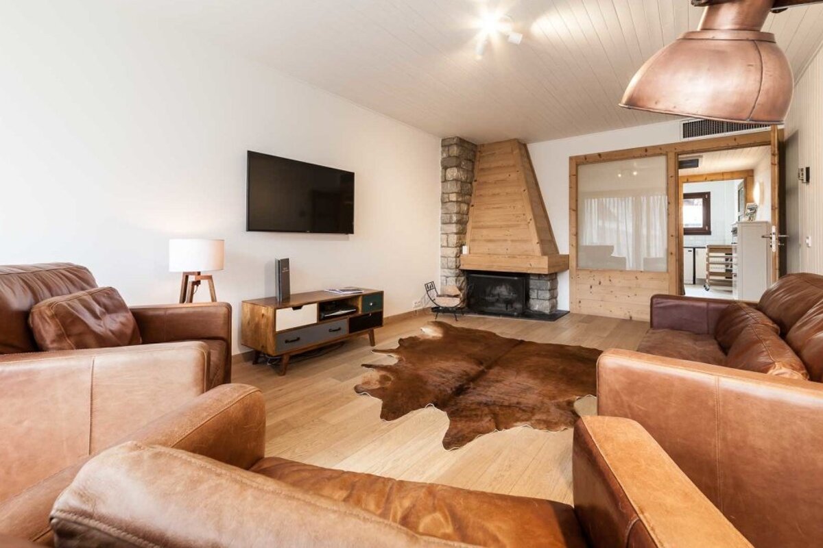 Plein Soleil No.4 Apartment, Morzine living-room