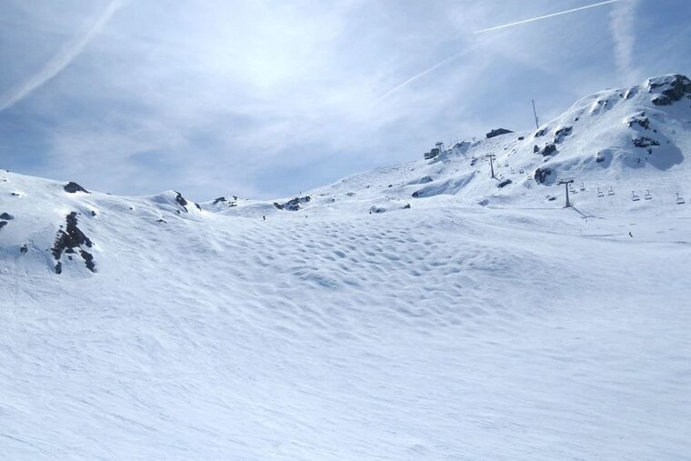 Skiing in Verbier
