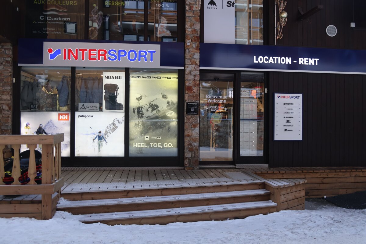 An Intersport store with a