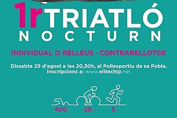 1st night-time triathlon 2018, Sa Pobla
