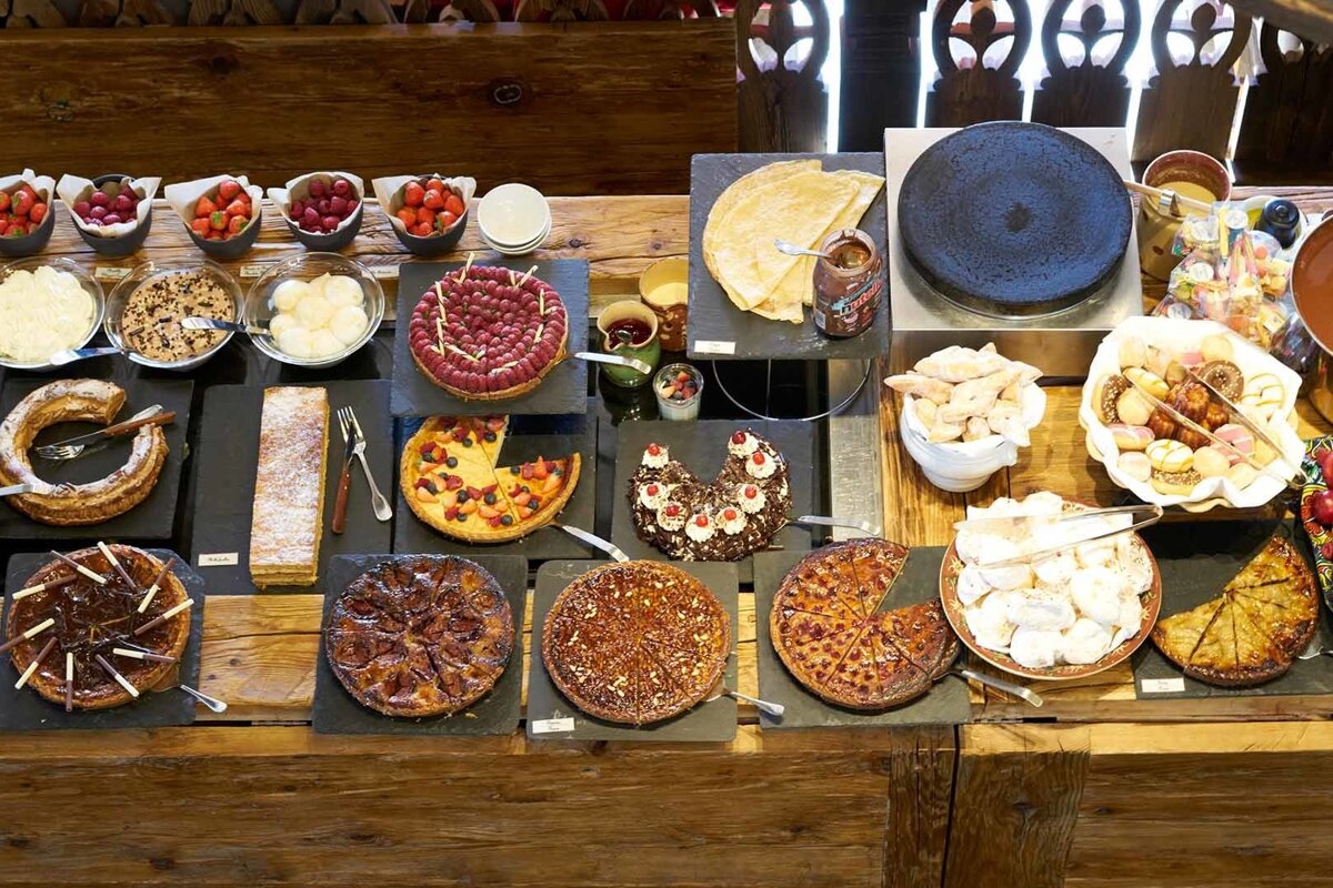 Le Chalet des Pierres Restaurant, Courchevel Valley style of cuisine