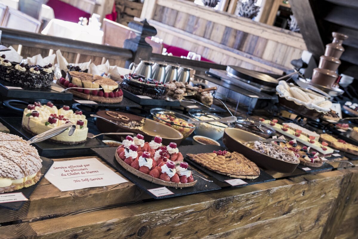 Le Chalet des Pierres Restaurant, Courchevel Valley style of cuisine