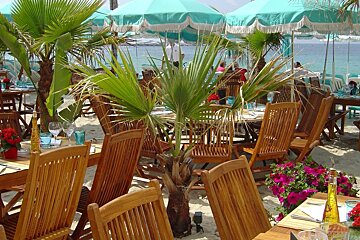 Les Pirates Restaurant, Juan les Pins exterior